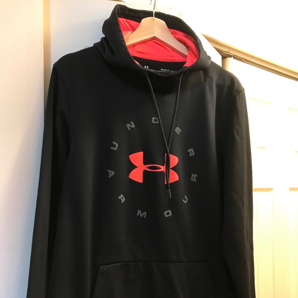 Under Armour  Men’s Big Logo Sweatshirt with Hoodie Size L
